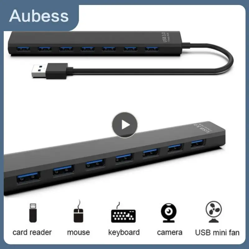 

Smart Splitter Portable High Speed Usb Extender Hub Extension Usb 3.0 Hub Usb Docking Station 5gbps 7-port Phone Accessories