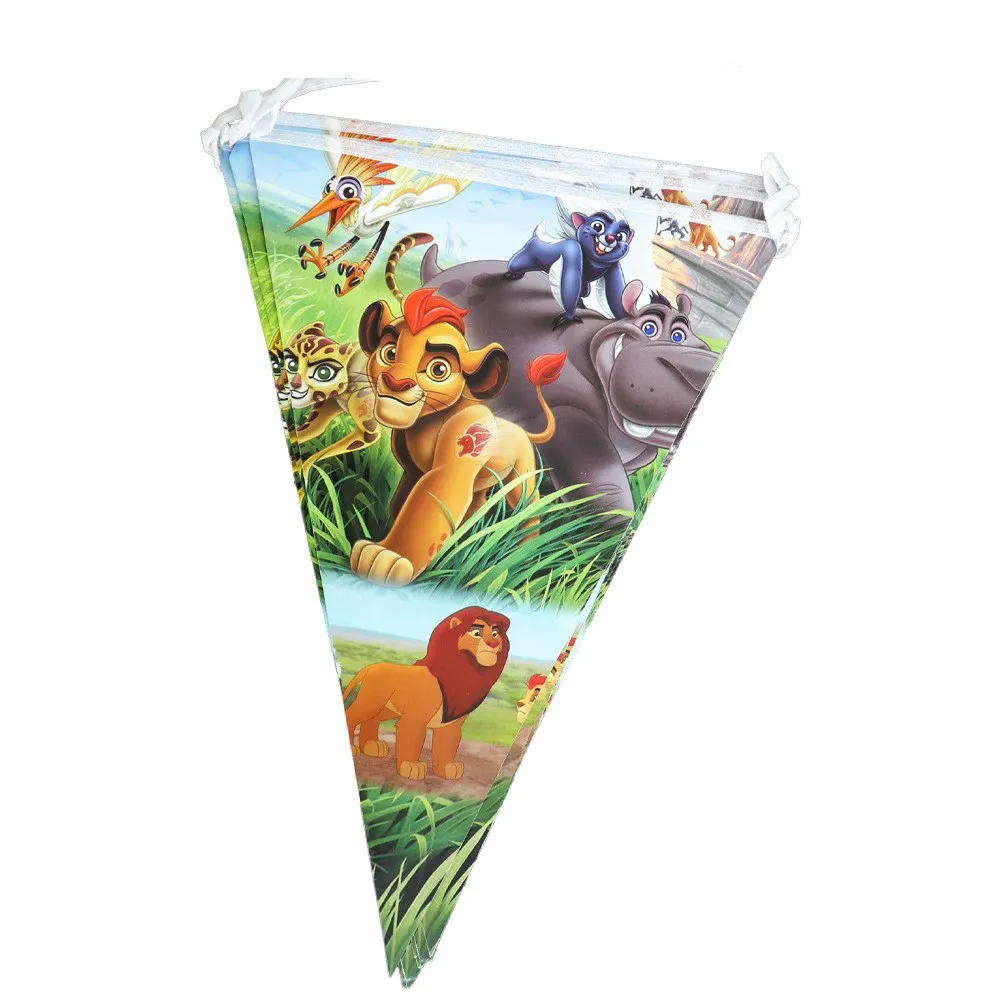 Набор одноразовой столовой посуды с изображением короля льва |