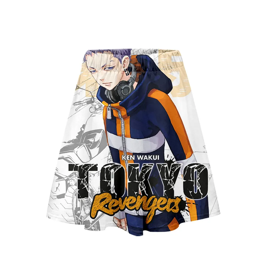 Женская короткая юбка до колен Повседневная трапециевидная мини-юбка в стиле