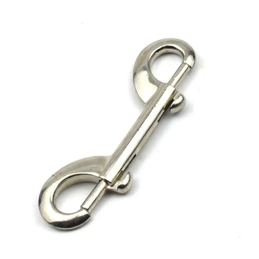 

6Pcs Metal Double Ended Spring Clip Hook Quick Link Carabiner Swivel Eye Bolt Snap Diving Buckle Accessories Diving Equipment
