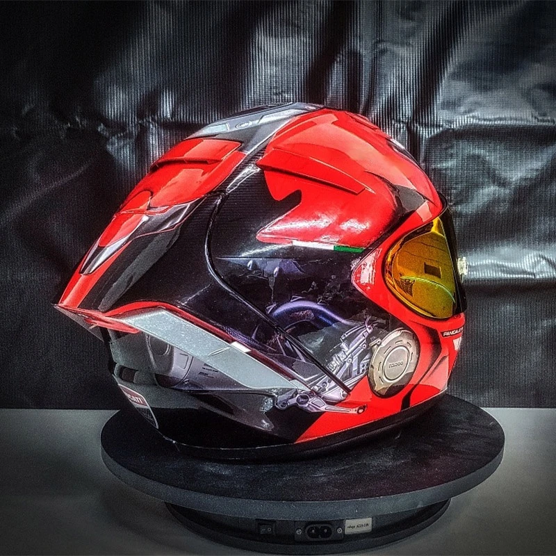 Шлем мотоциклетный X14 Panigale V4 Red на все лицо для гонок | Автомобили и мотоциклы