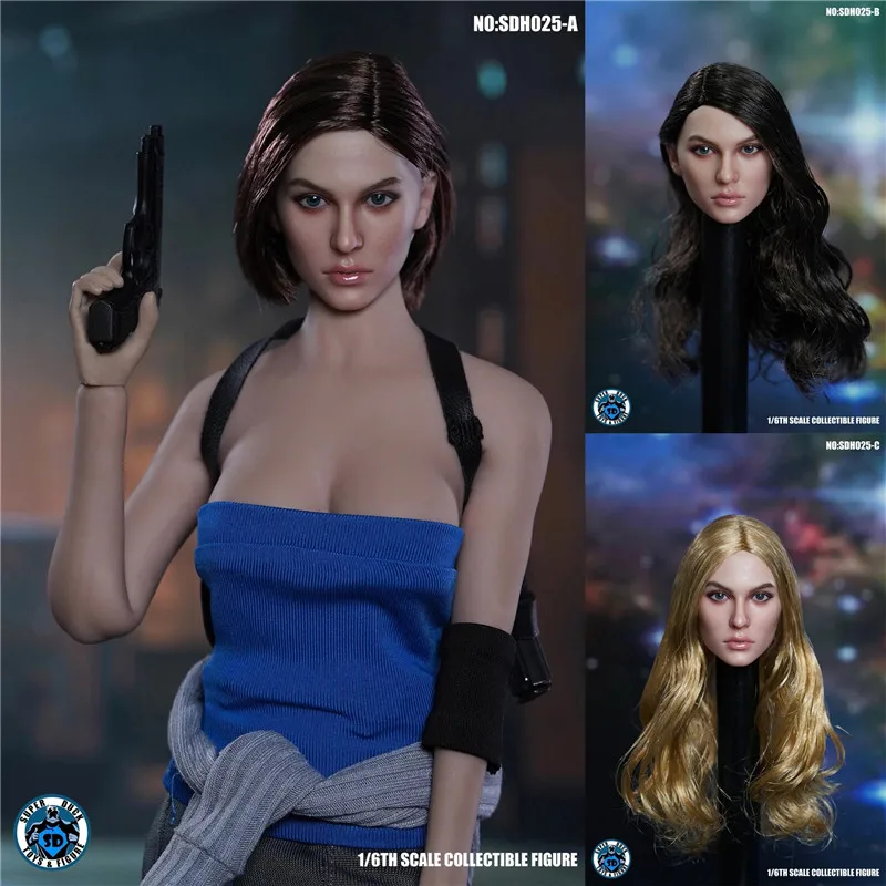 Супер утка SDH025 масштаб 1:6 модель SWAT жаберная русская красивая девушка голова для