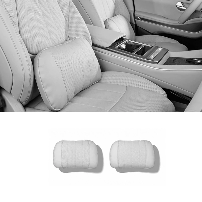 

Для BYD TANG L EV/DM Sealion 8 2025 2026, кожаная подушка для талии, подушка для шеи, подушки из пены с эффектом памяти, аксессуары для салона автомобиля