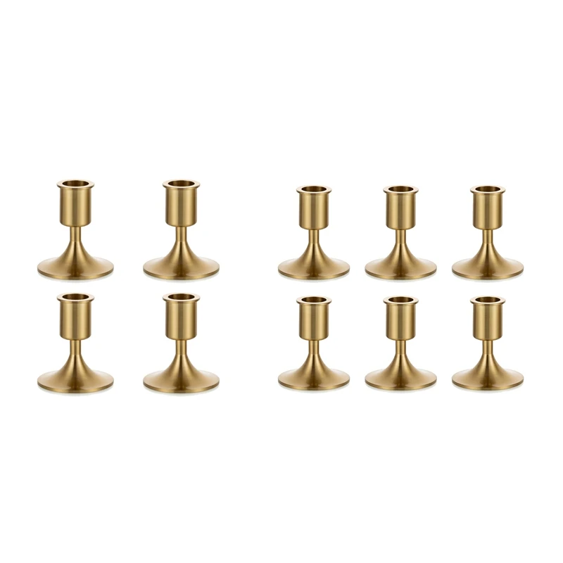 Gold Taper Candles Candle Stands Decorative Christmas Metal For Tapered Candles Iron Vintage Retro