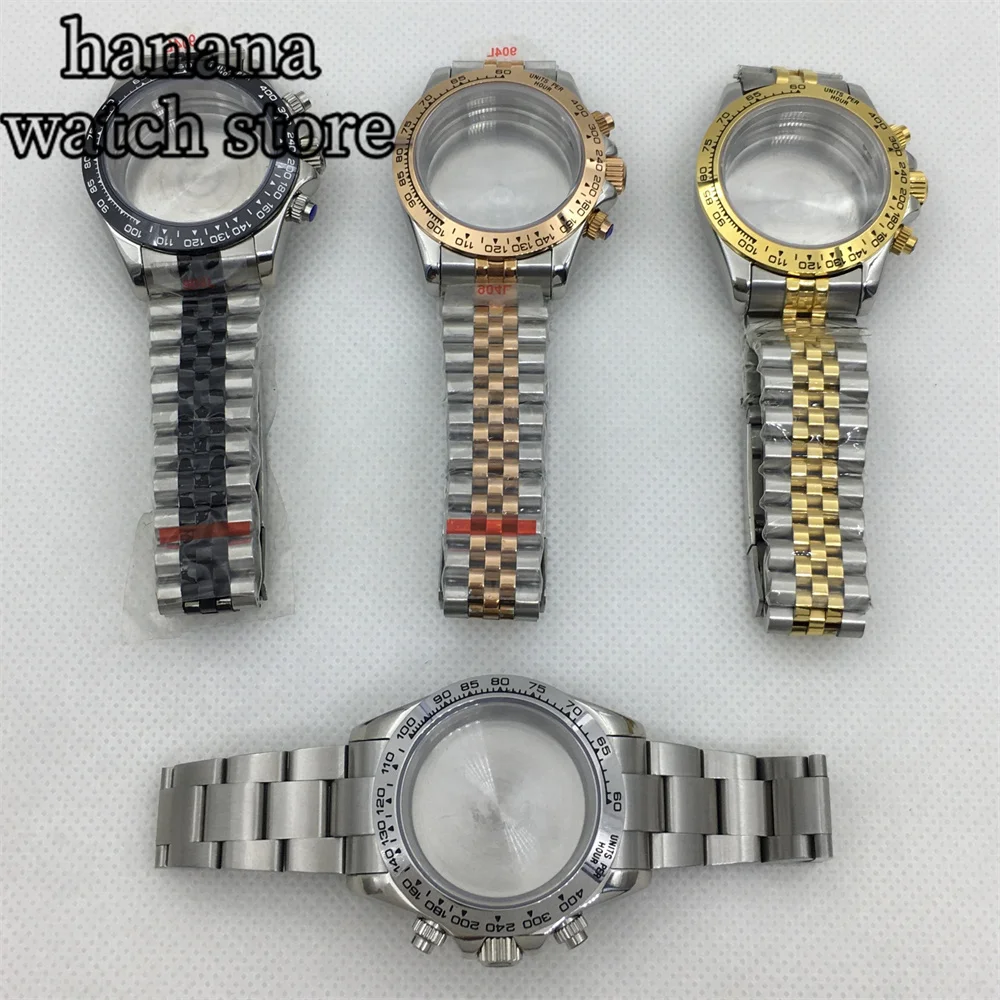 BLIGER 39 мм VK63 VK64case сапфировое стекло сталь магнитная Керамическая рамка аксессуары