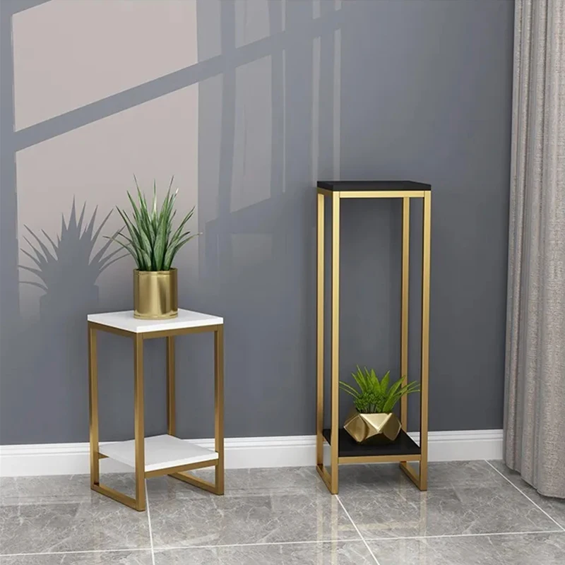 Скандинавская железная стойка для цветов Золотая сада гостиной внутреннего