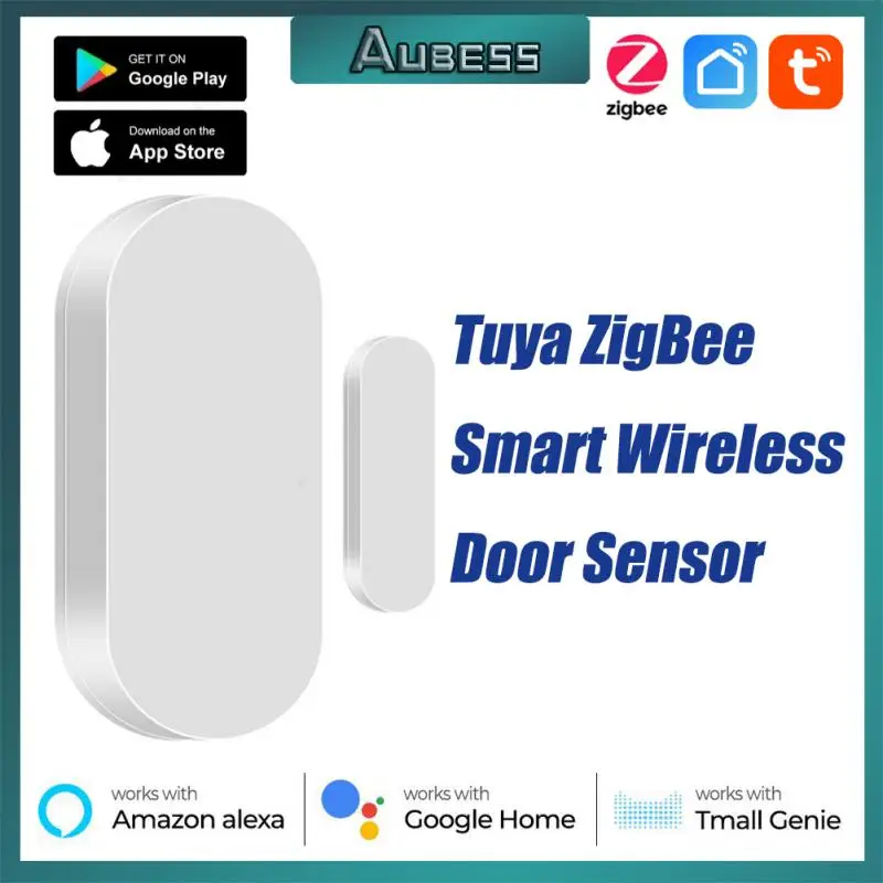 

Smart Tuya ZigBee Wireless Door Magnetic Sensor Smart Linkage Alarm Alarm Smart Sensor for Doors and Windows