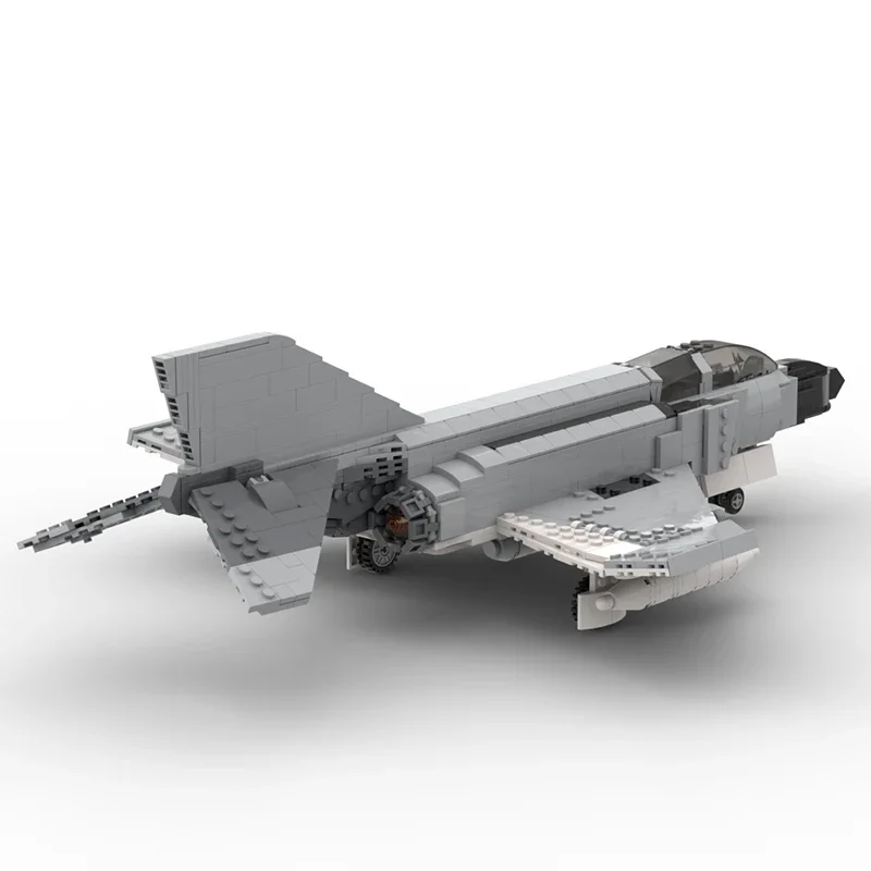 Техническая модель Φ Phantom II военный истребитель Модульные строительные блоки