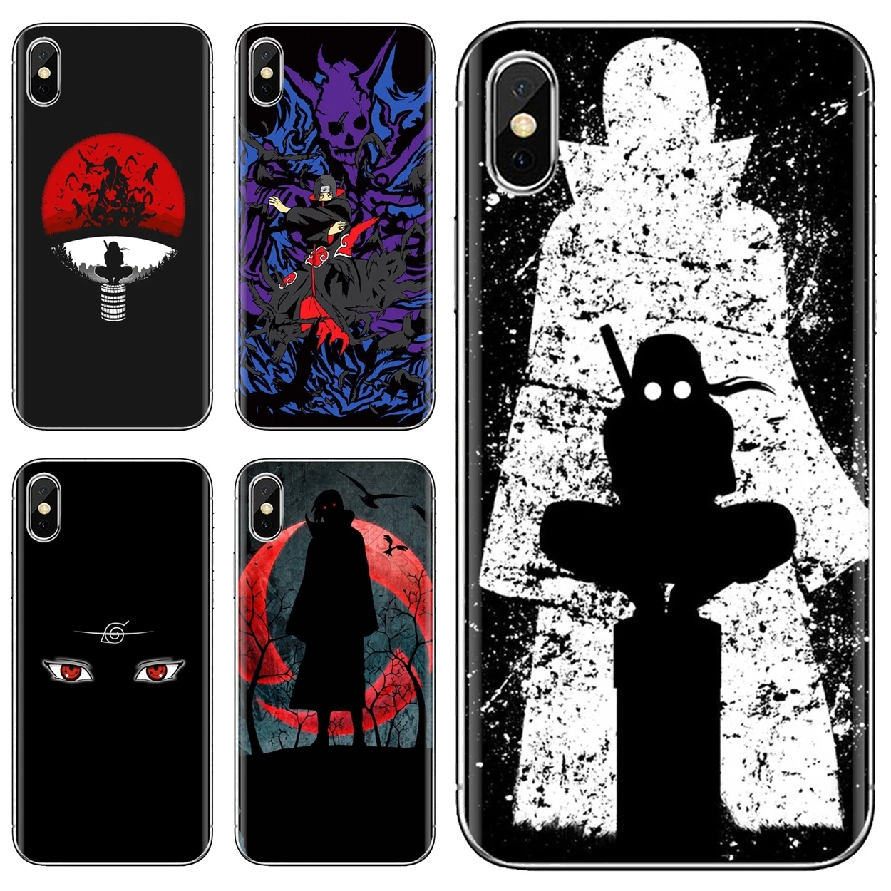 

cartoon anime Naruto Itachi Uchiha For iPhone 10 11 12 13 Mini Pro 4S 5S SE 5C 6 6S 7 8 X XR XS Plus Max 2020 TPU Cover