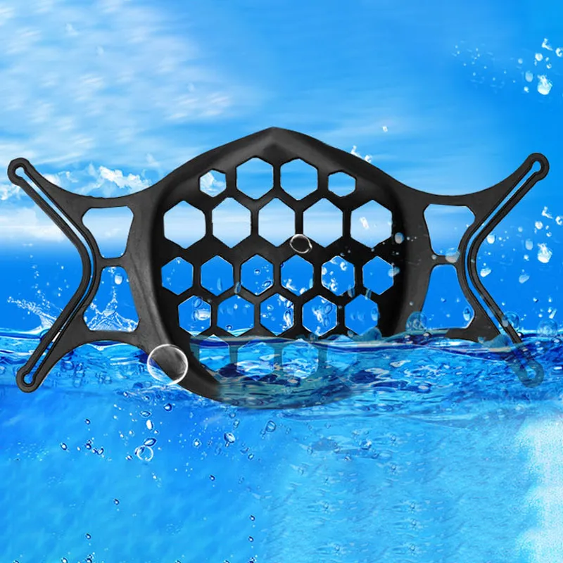 

Силиконовая 3d-маска с поддержкой дышащей маски для рта, внутренний кронштейн, вспомогательное дыхание, внутренняя подкладка, держатель мас...