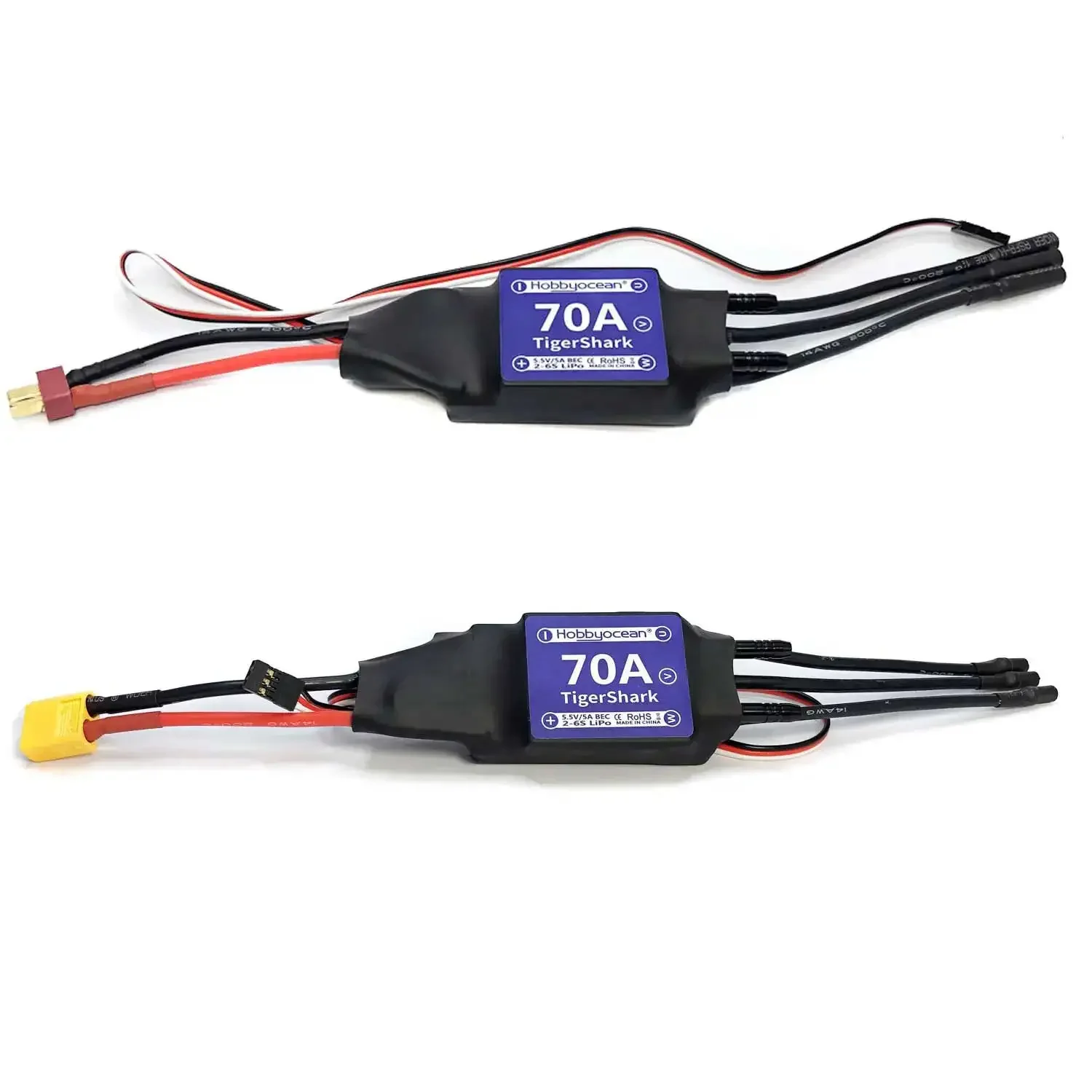 Фото Комплект UniFlyROCKET-RC: Бесщеточный двигатель 2948/2958/2968 и ESC 70A с водяным охлаждением (29-S/29-L) для радиоуправляемых лодок Traxxas 600-800 мм №4