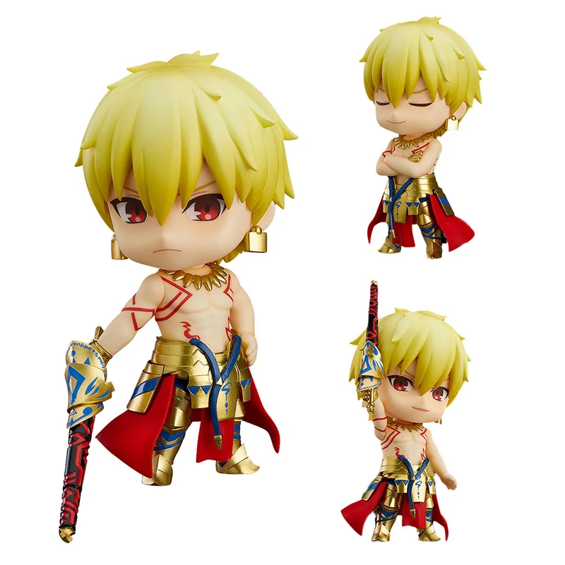 

Original Japanese Anime Games Fate Grand Order OR Nendoroid Archer Gilgamesh Third Ascension Action Figures Kids Toys Doll Gifts