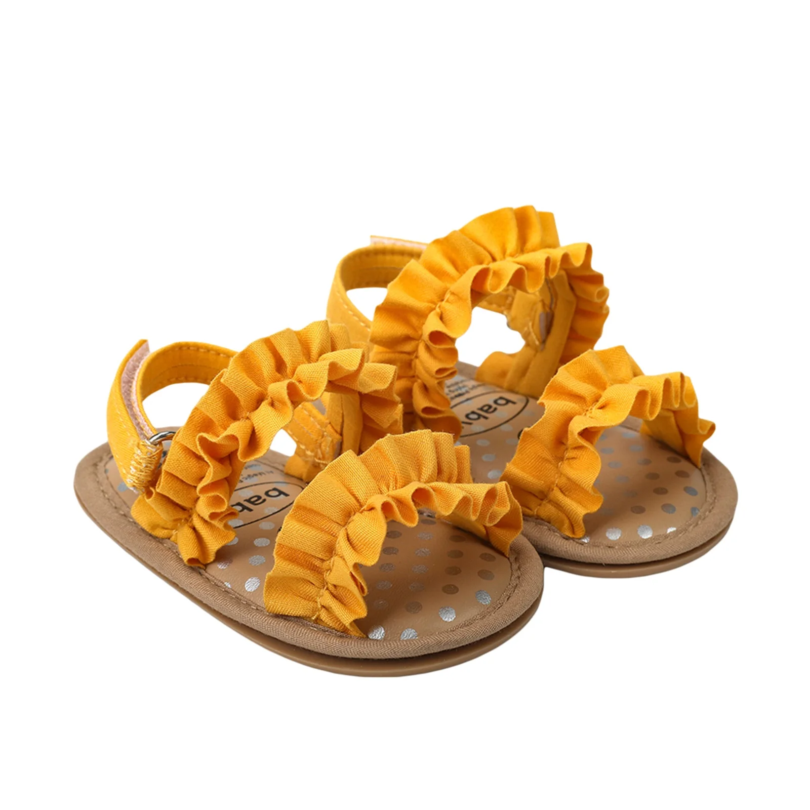 

EWODOS Toddler Baby Girls Summer Casual Sandals Kids Anti-slip Soft Sole Crib Prewalker Shoes for Outdoor School Party