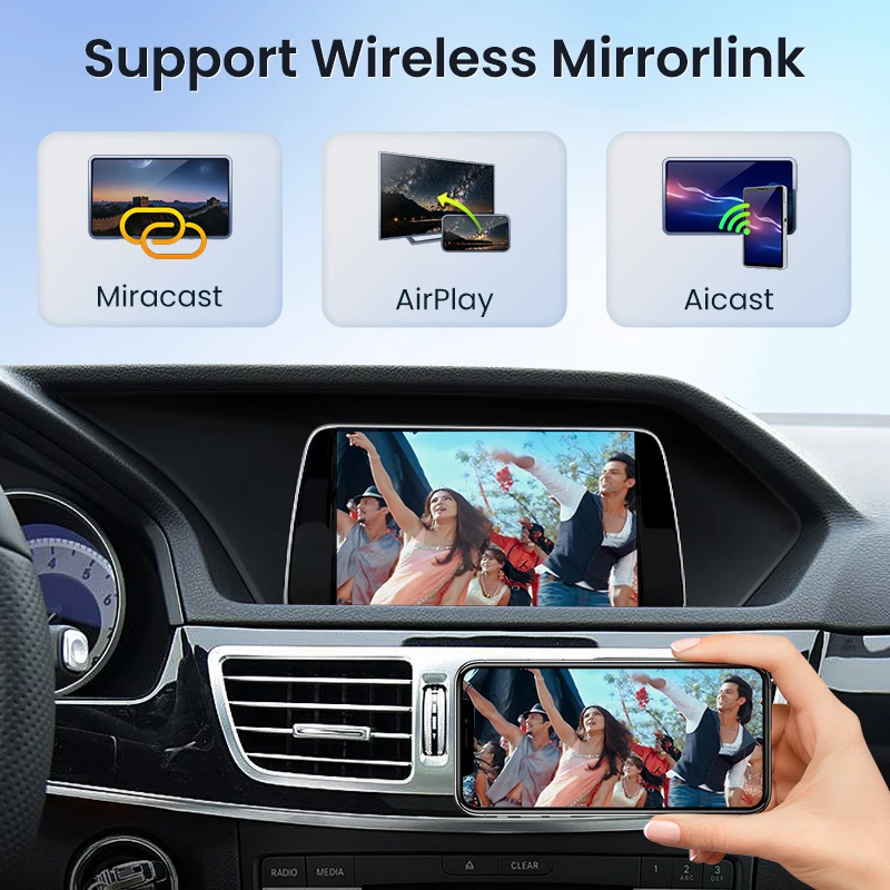 Фото 7-дюймовый сенсорный экран STWEI с системой Linux для Mercedes Benz E Class W212 S212 NTG4.0 4.5 5.0 с поддержкой беспроводного CarPlay и Android Auto. №1
