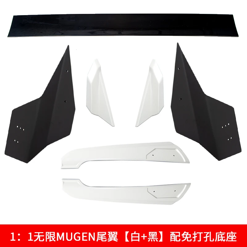 Спойлер для Honda Civic 10th Hatchback Civic 2016-2021 Coupe Fk1 Fk3 Fk4 Fk7 Fk8 Type-r Модифицированные верхние крылья Jdm Mugen Tail