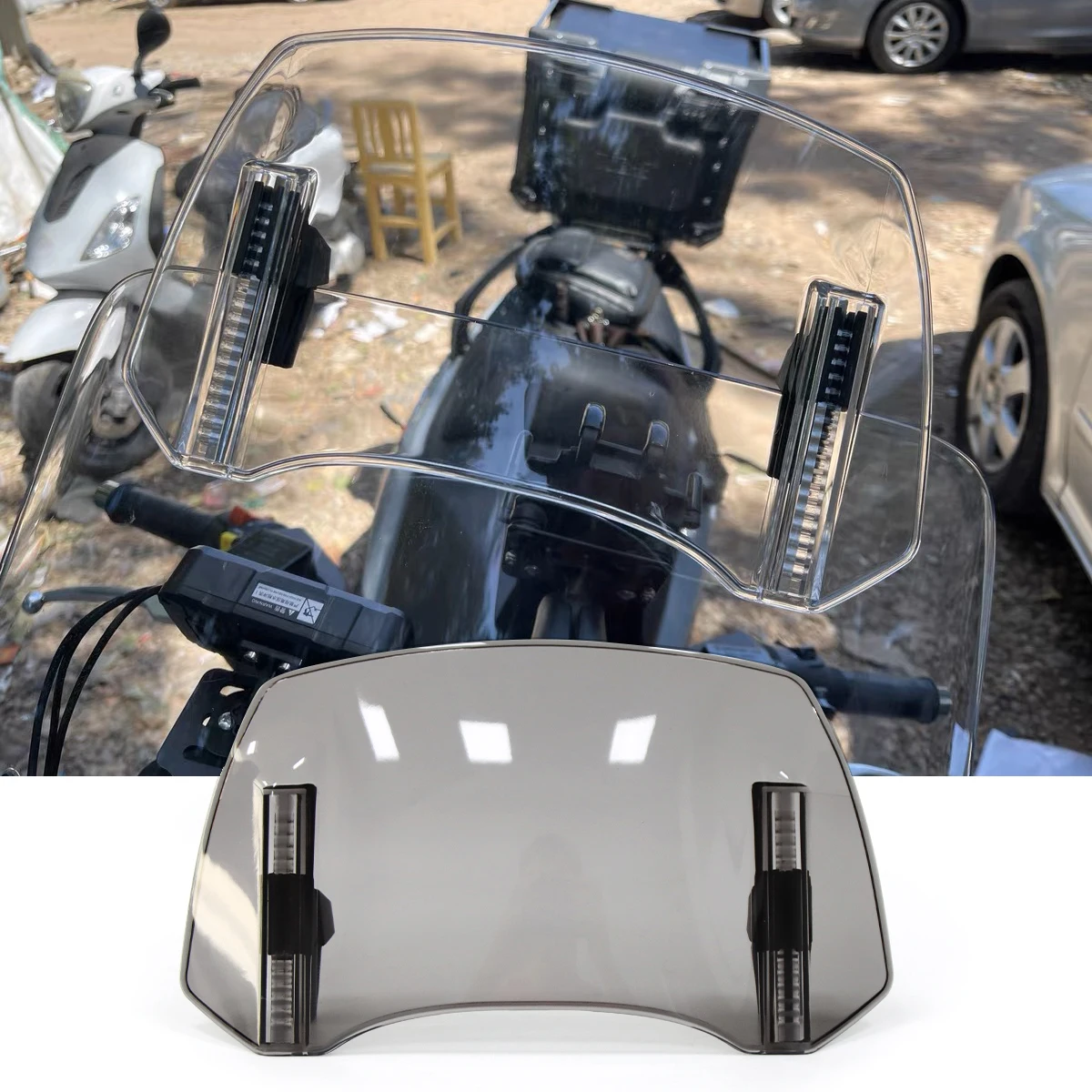 

R1250GS R1200GS Motorcycle Windshield Extension Adjustable Spoiler Deflector Fit For BMW F750GS F850GS G310GS G310R F900R F900XR