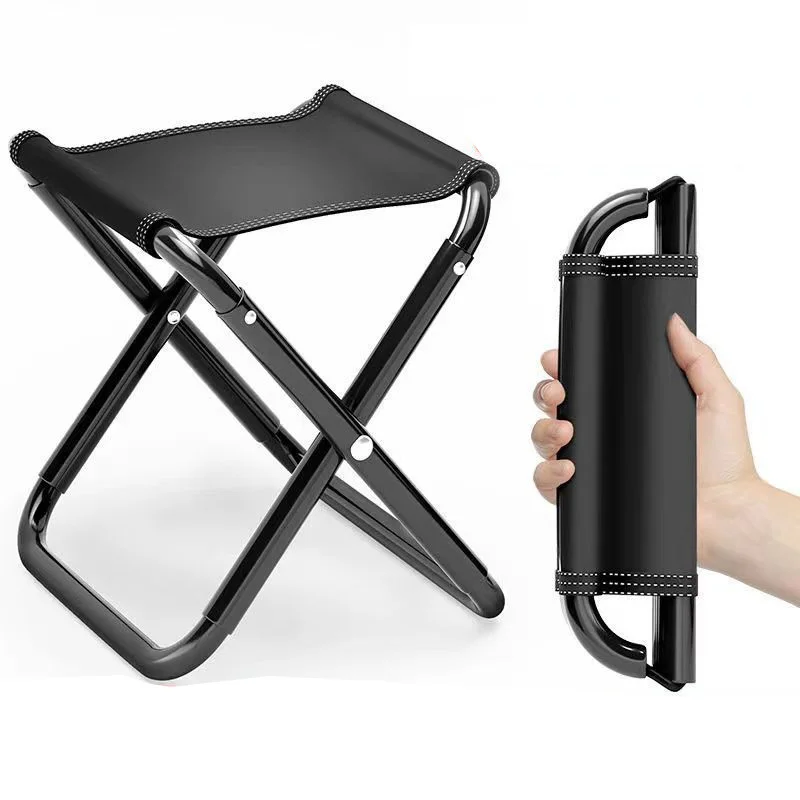 

Taburete Plegables Portatil Folding Camp Chair Outdoor Thickened Camping Portable Short Ultra-Light Pocket Home Fishing Chair