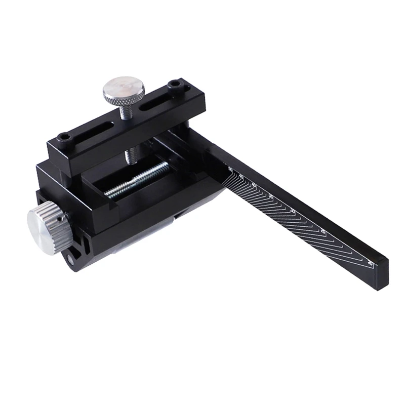 

1 PCS 20-50° Fixed Angle Sharpening Frame Angle Sharpener Guide Bracket For Planer Chisel Carving Knife Woodworking Tool Black