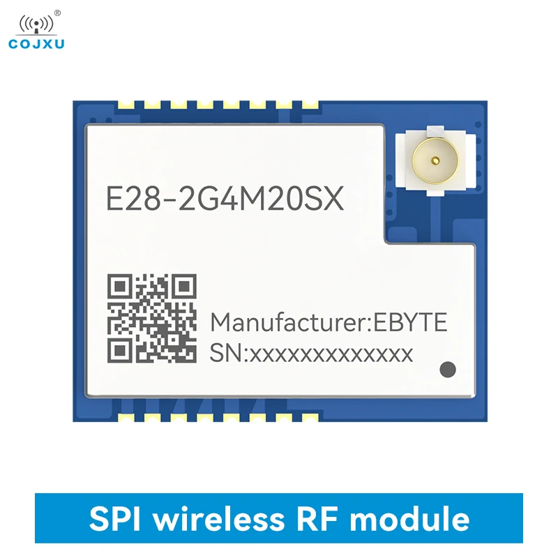 SX1281 LoRa широкодиапазонный спектр 2 4G 20 дБм FLRC GFSK BLE COJXU Φ SPI беспроводной