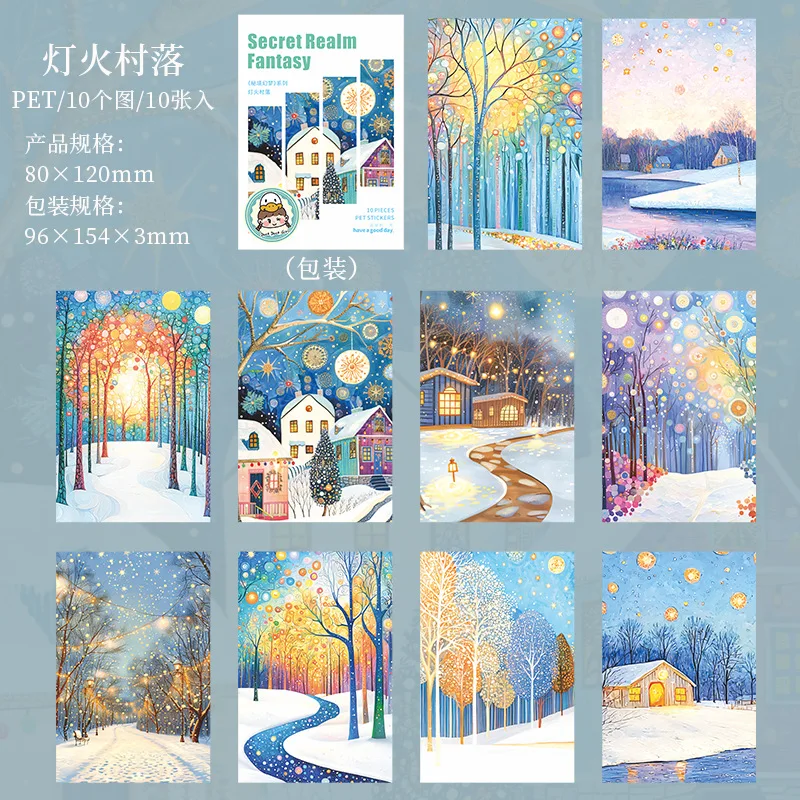 

10 шт. кавайные наклейки для скрапбукинга Alideco