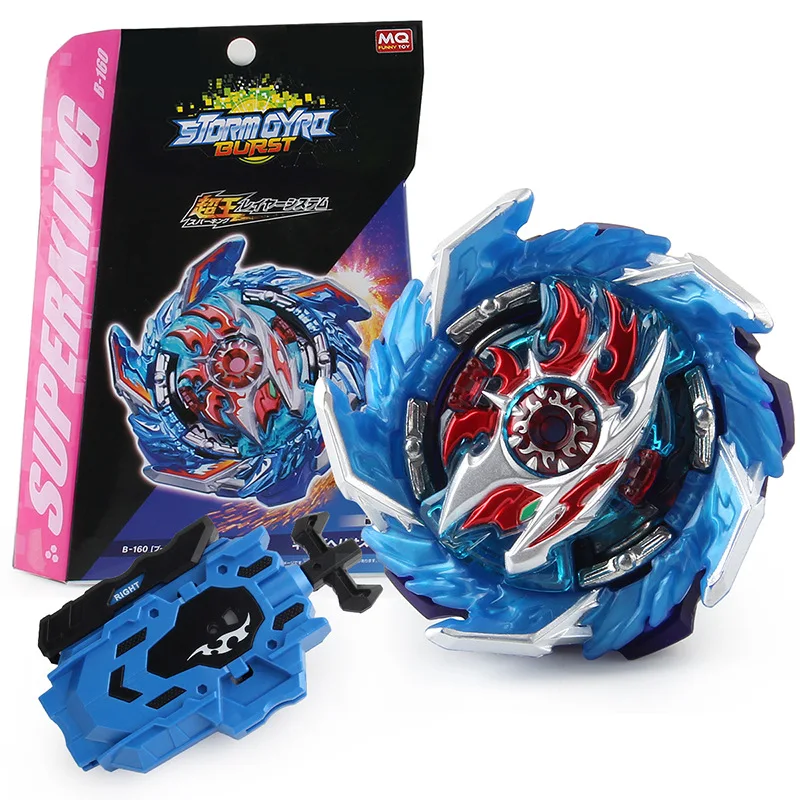 

Beyblade металлический разрывной верх MQ160-5 СИНИЙ ГЕРОЙ с двойным натяжным проводом пусковая установка в коробке игрушка для детей подарок на де...