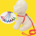 1 шт. регулируемый нейлоновый поводок и шлейки для маленьких собак, кошек, цветные нагрудные ремни с принтом для собак, трос, ремень