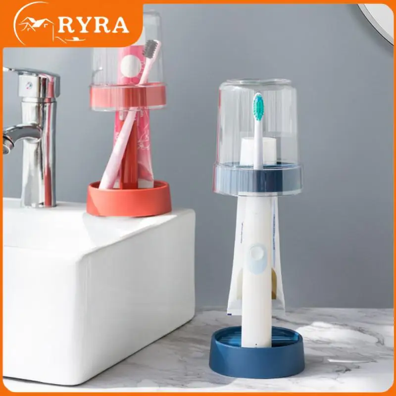

Креативная стойка для хранения зубной пасты, бороды, бритья, чашки для мытья ванной, простой стиль, стойка для электрической зубной щетки, органайзер, пыленепроницаемый