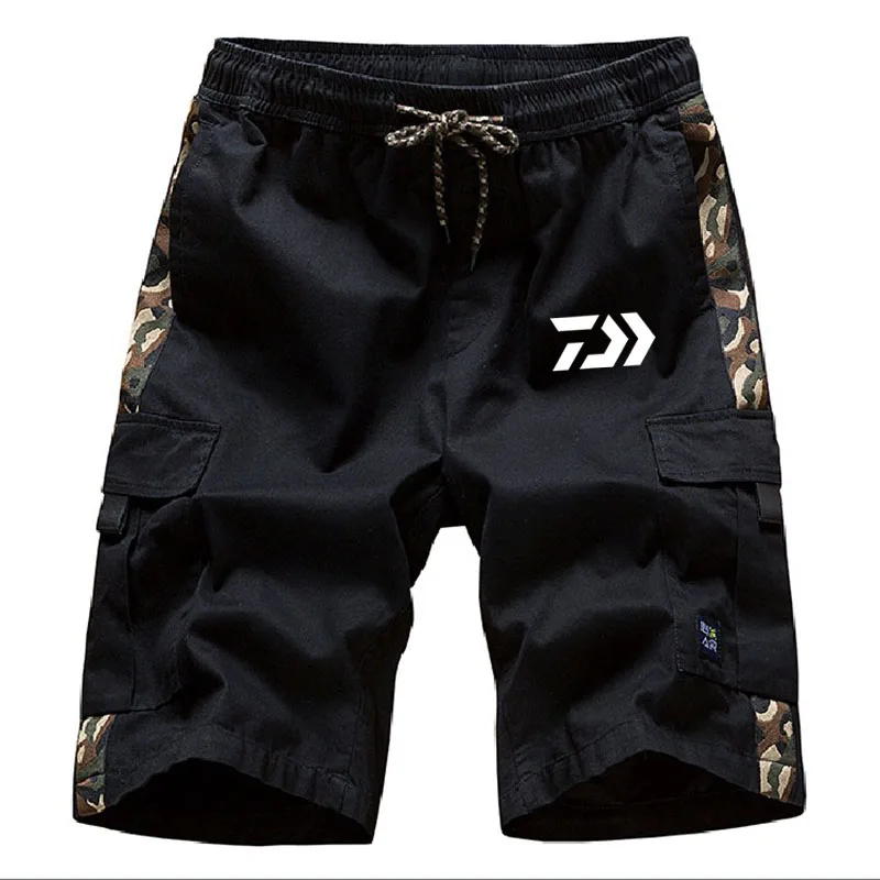 

Мужские повседневные шорты для рыбалки, летняя уличная спортивная быстросохнущая одежда для рыбалки, дышащие свободные штаны для рыбалки с...