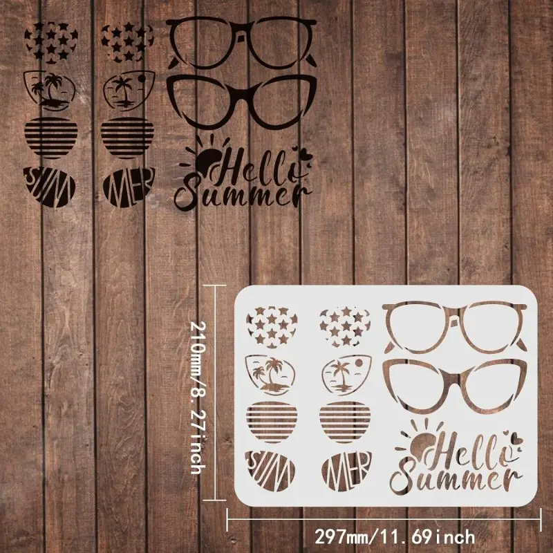 

Трафарет для попугая пластиковый 11,7x8,3 дюйма