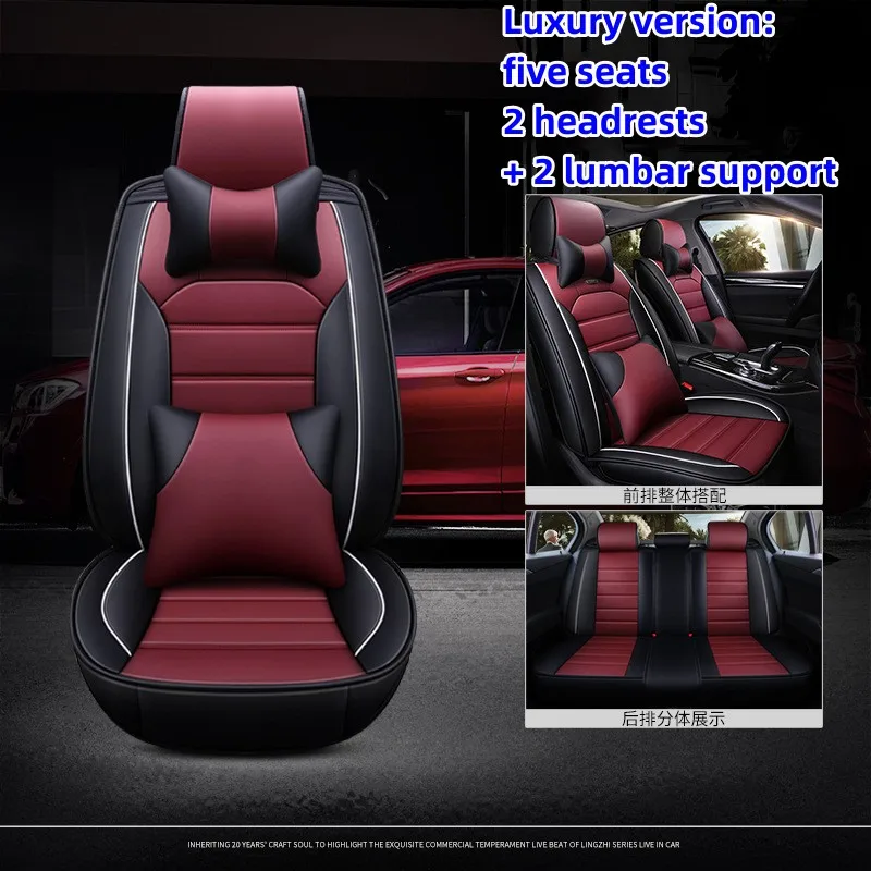 

NEW Full Coverage Car Seat Cover For Solaris Hyundai Tucson 2019 2022 Veloster IX35 Creta IX25 Accent Santa Fe Accessories