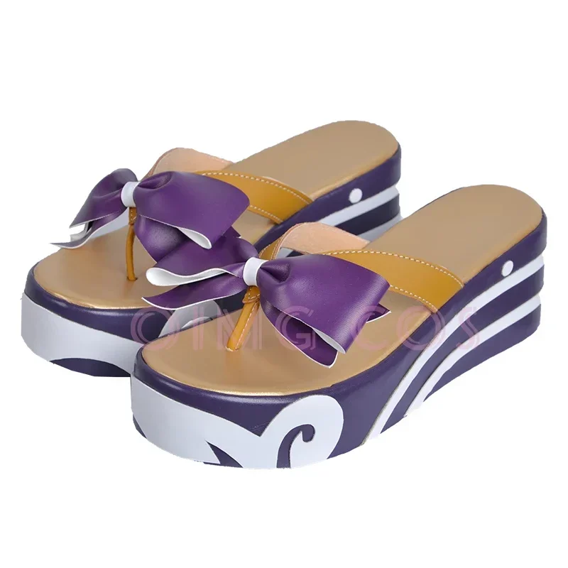 Genshin Impact Sangonomiya Kokomi Обувь для косплея Аниме Китайский стиль Хэллоуин мужчин Игра