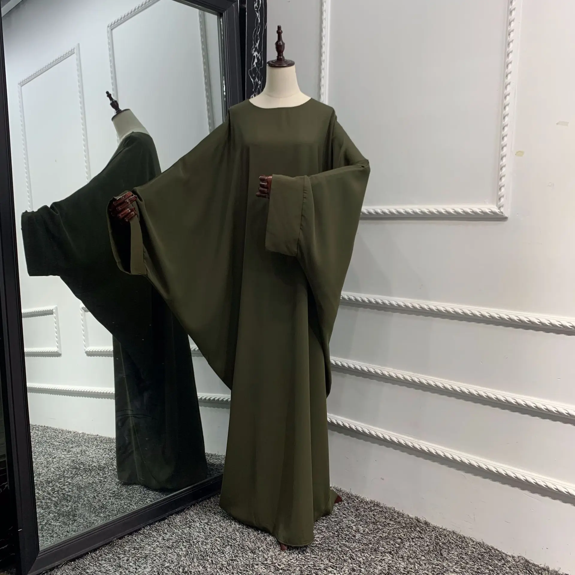 Скромная мусульманская абайя, цельная молитвенная одежда, женское хиджаб Nida, платье JilbabRobe Рамадан
