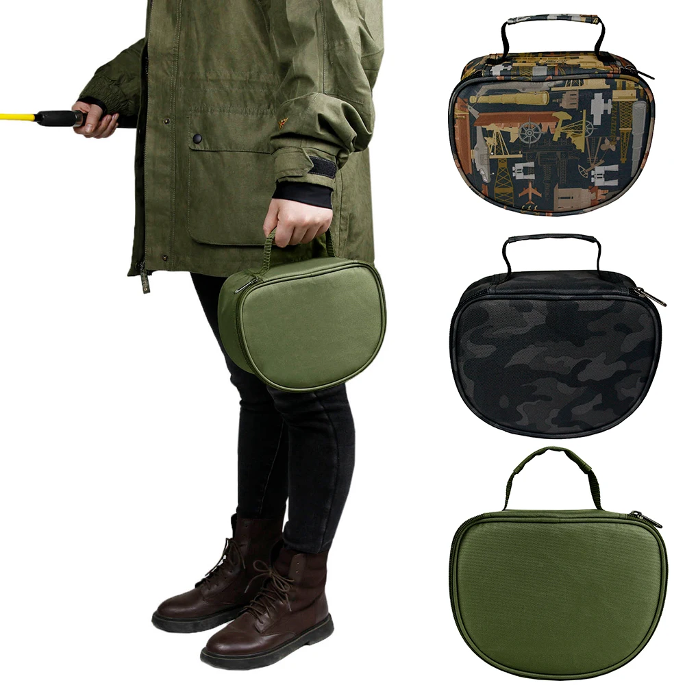 

1PCS Portable Fishing Reel Bag Protective Case Cover For Drum/Spinning/Raft Reel Fishing Pouch Tackle Bag Fishing Accessories