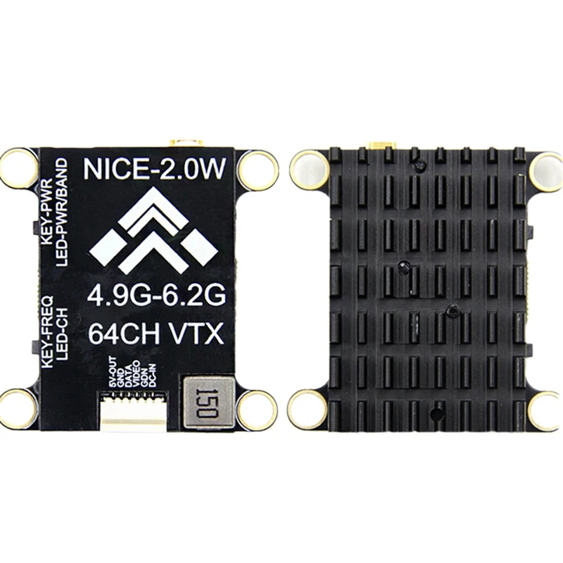 5 8G 2W VTX 2000Mw 64CH FPV видеопередатчик PAL/NTSC Поддержка TBS OSD настройки параметров для RC