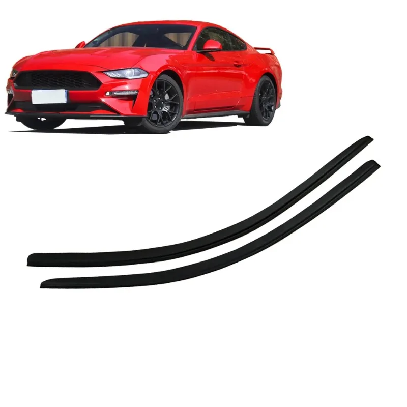 Фото Дефлектор окон YUNV для Ford MUSTANG S550 2015, защита от дождя, боковой вентиляционный дефлектор, накладка на внешнюю сторону, внешний аксессуар. №2
