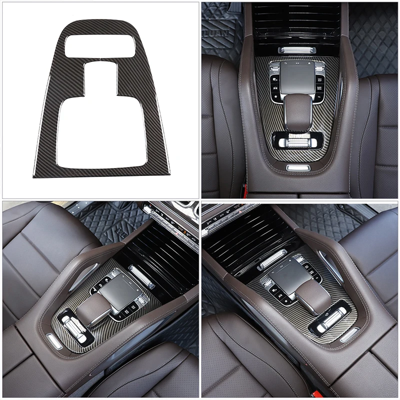 

For Mercedes Benz GLE GLS Class W167 X167 2020 Car Interior Central Gear Shift Panel Cover Trim Accessories