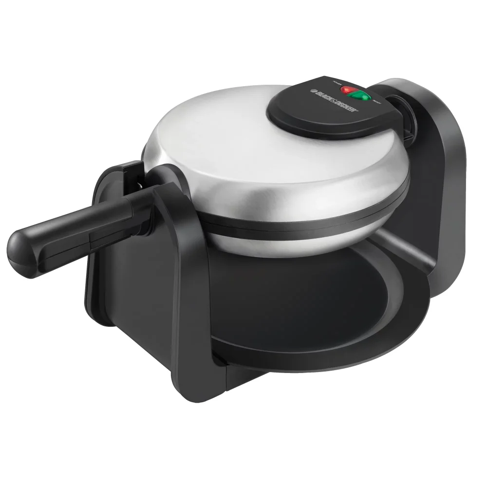 

Belgian Flip Waffle Maker, Black/Silver, WM1404S