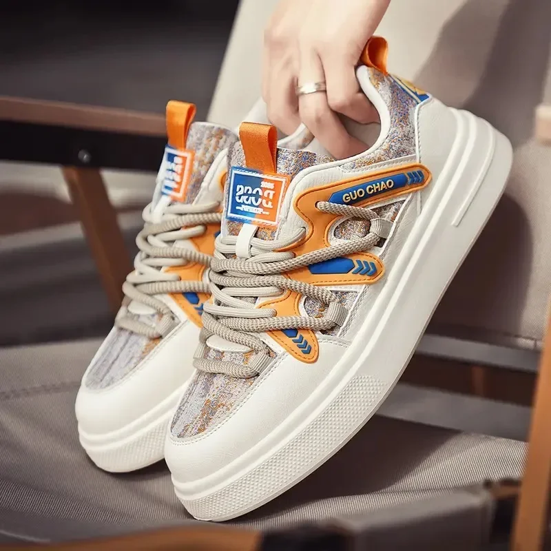 2024 новый стиль универсальная винтажная повседневная обувь мужская спортивная
