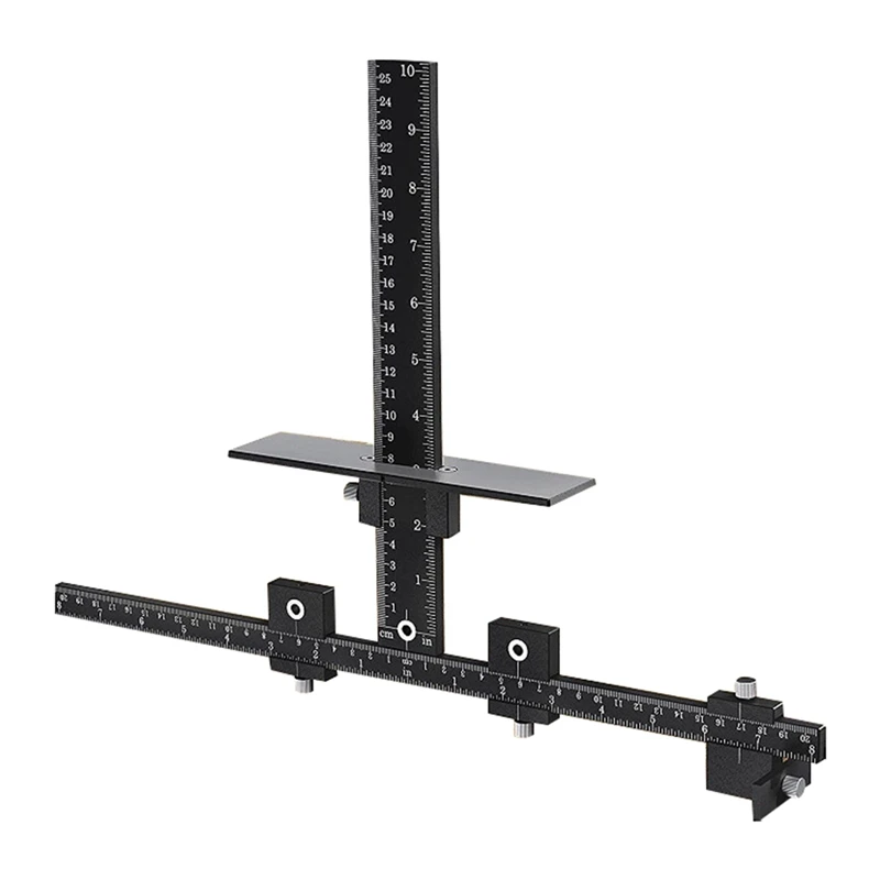 

Инструмент для зажима шкафа, регулируемый фиксатор отверстий, направляющая для сверления, инструмент для сверления дерева и дюбелирования черных ручек