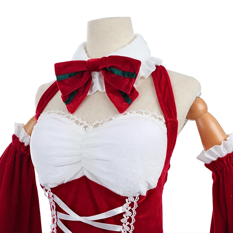 Рождественский костюм ROLECOS Re Life in a другой мир от Zero Rem Сексуальное Милое красное