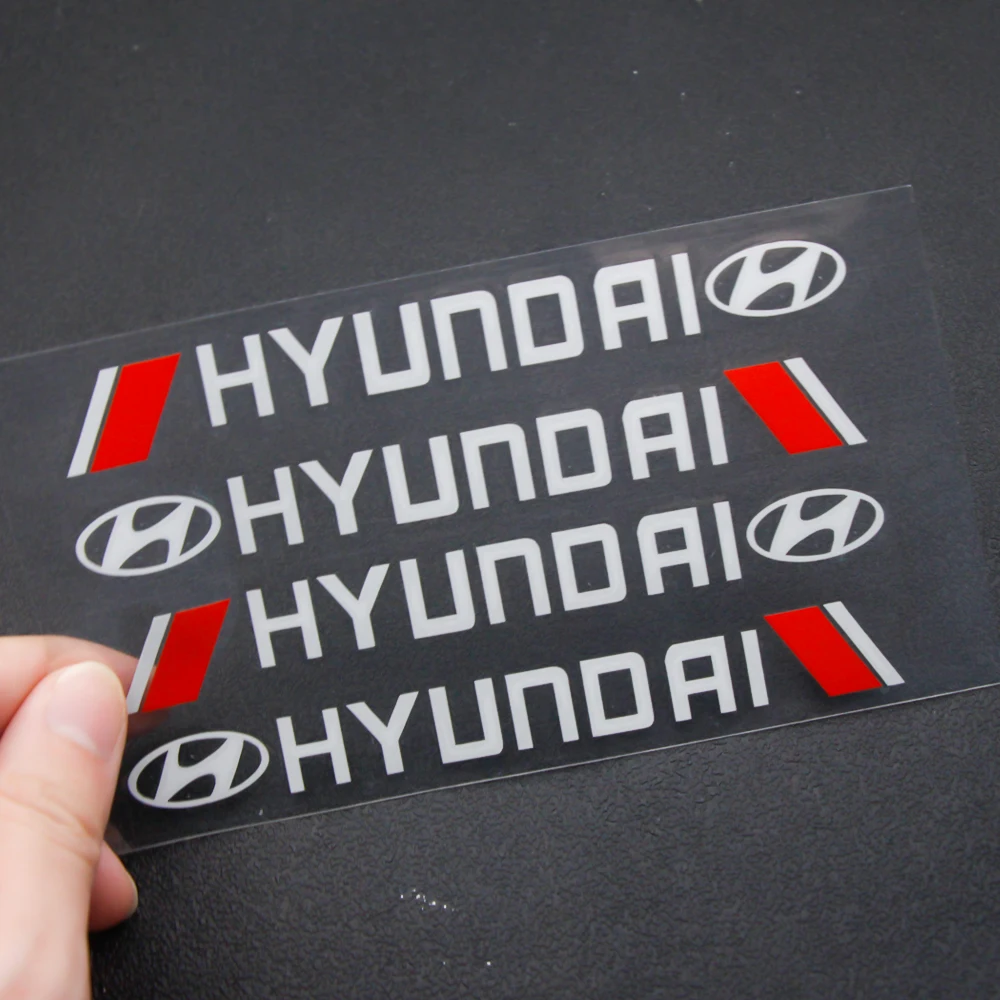 

4 шт./компл. Hyundai наклейки на дверные ручки автомобиля зеркальный декор защитные наклейки для Tucson I30 Ix35 Creta Venue Solaris автоаксессуары