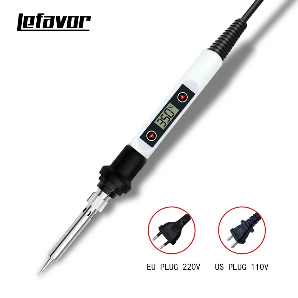 Паяльник Электрический паяльная станция с регулируемой температурой мини-ручка