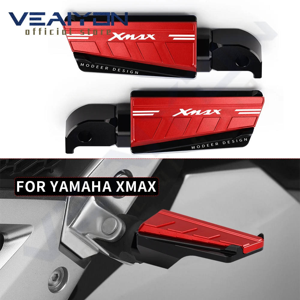 

For YAMAHA XMAX X-MAX xmax 125 250 300 400 motorcycle accessories Rider Foot Rests Pedal Scooter Front Footrest Foot Peg