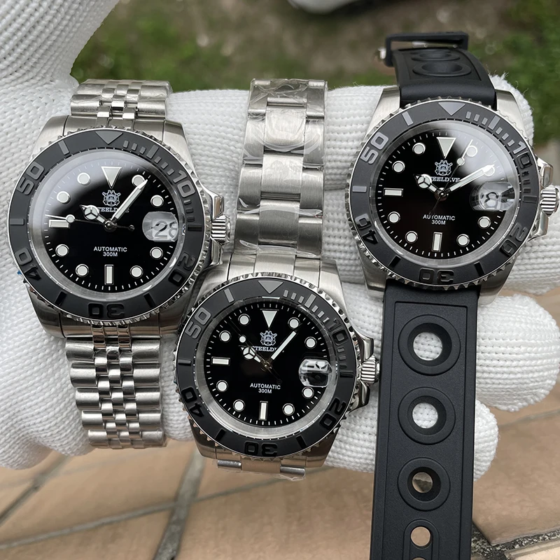 STEELDIVE мужские дайверские часы автоматические для дайвинга 300 м водонепроницаемые