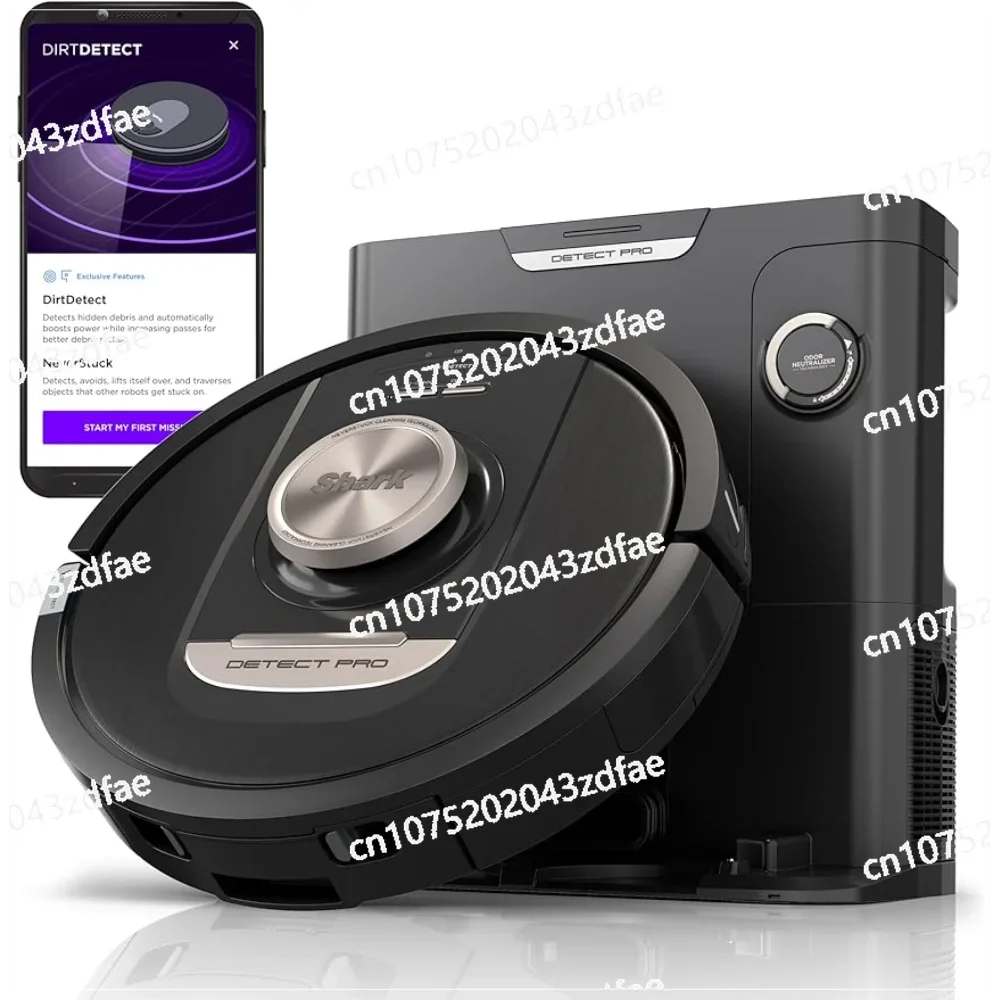 Самоопорожный робот-пылесос Shark RV2820AE Detect Pro с безмешком основанием HEPA емкостью 60