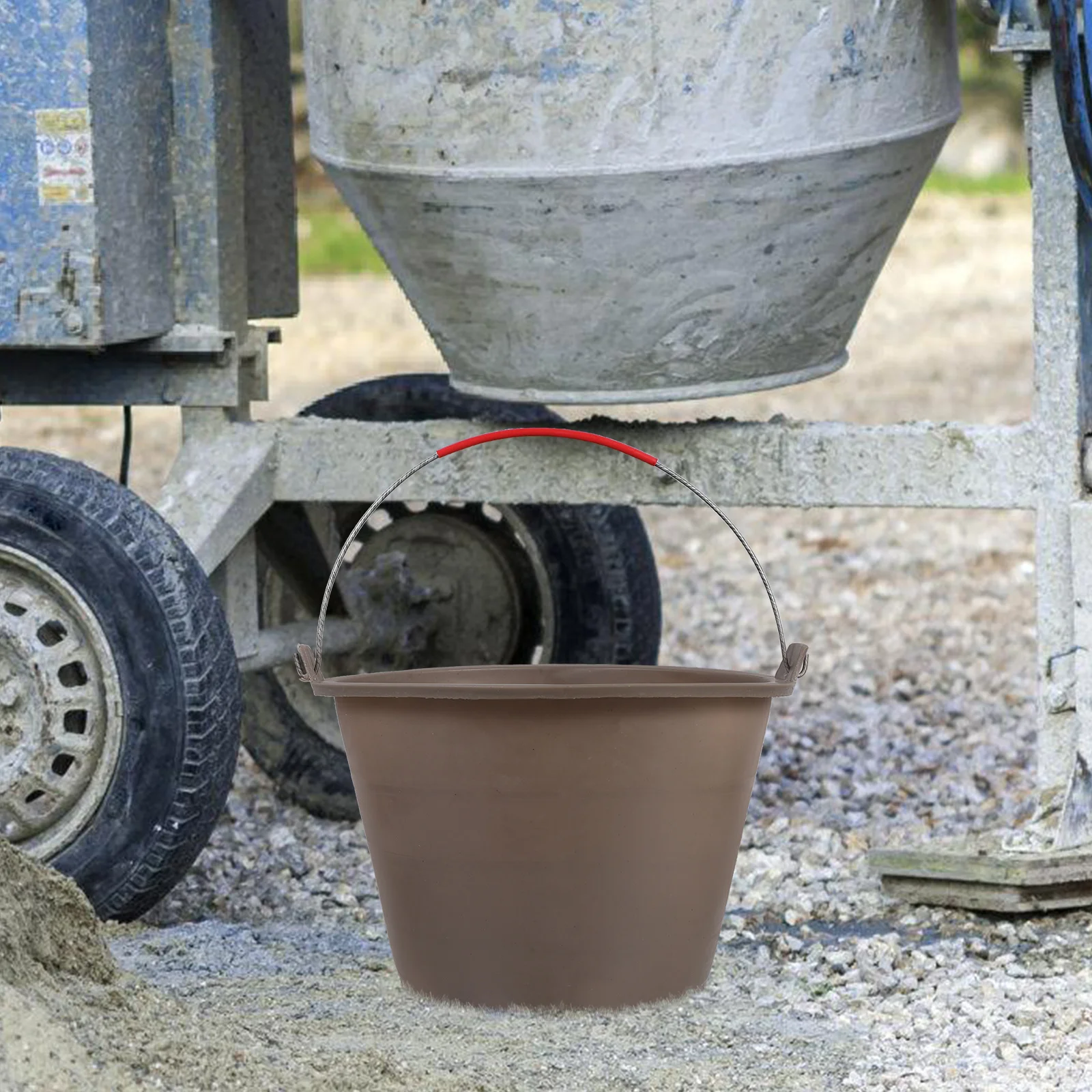Ведро с крышкой ведра для цемента из говяжьих сухожилий пустые портативные