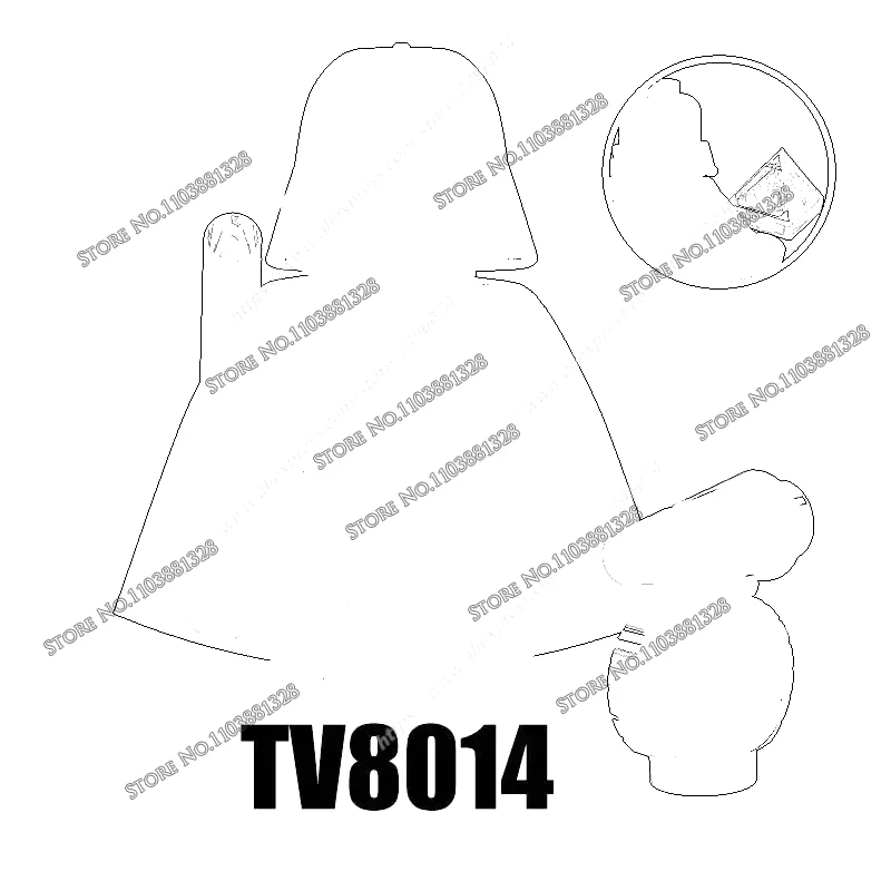 TV6102 Мини-фигурки из фильмов Строительные блоки Кирпичи игрушки TV8009 TV8010 TV8011 TV8012 TV8013 TV8014 TV8015 TV8016 Игрушки «сделай сам» (art.: 3920d41650cd3) - 3920d41650cd3