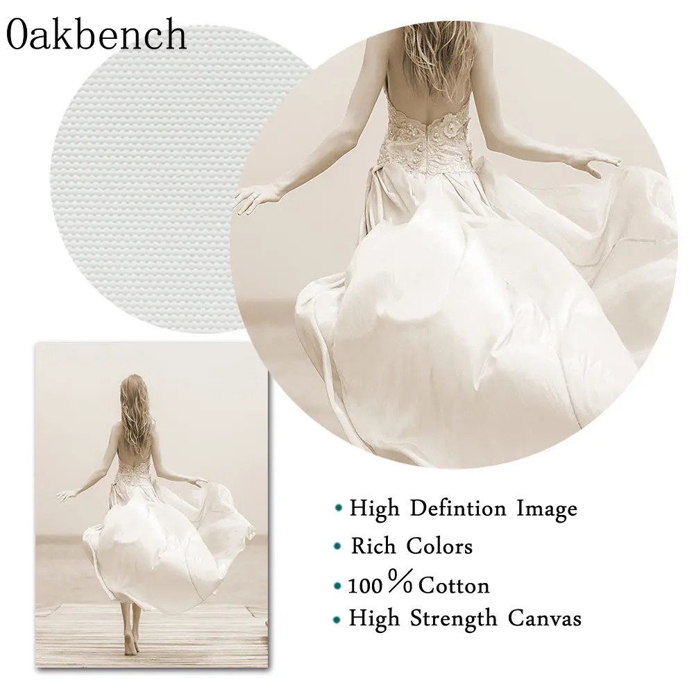 Бежевый холст плакат морской пляж настенное искусство ручной песок принт