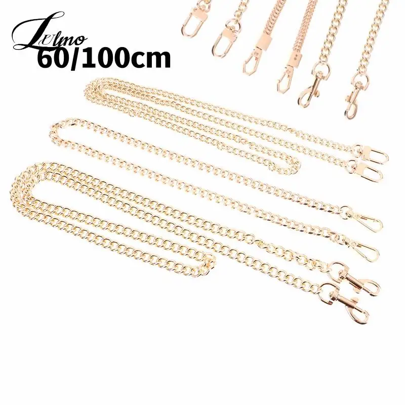 

Metal Chain Strap For Bags DIY Handles Crossbody Accessories For Handbag Luxury Brand Detachable Replacement Purse Chain Strap