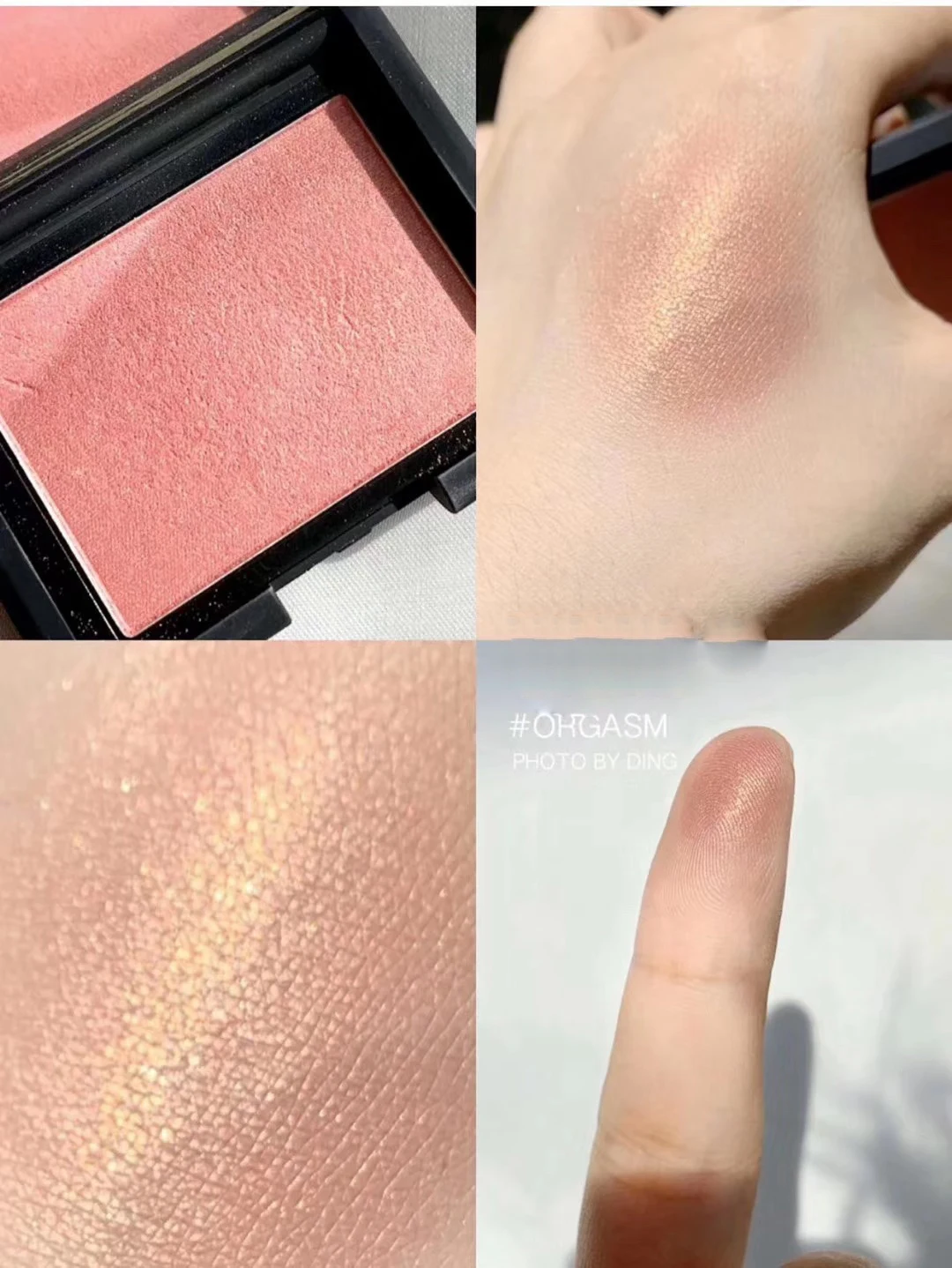 

3 шт. Новинка макияж Светоотражающая пудра с высокой подсветкой для лица оргазм Румяна Косметика высокое качество + подарок